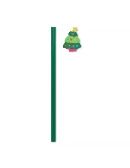 Christmas pencil with eraser CLAUS