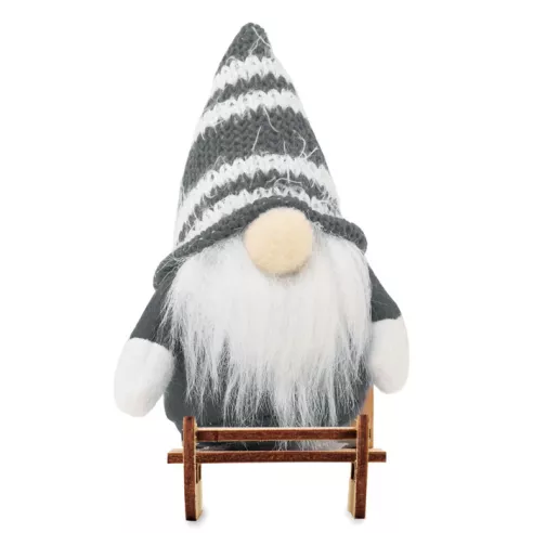 Gnomo en trineo de madera FROSTY SLEIGH