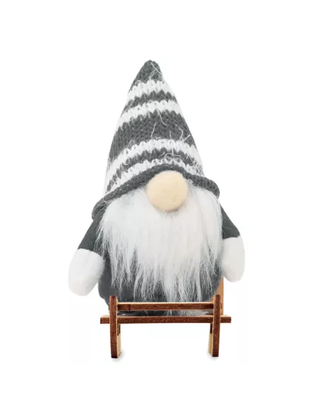 Gnomo en trineo de madera FROSTY SLEIGH