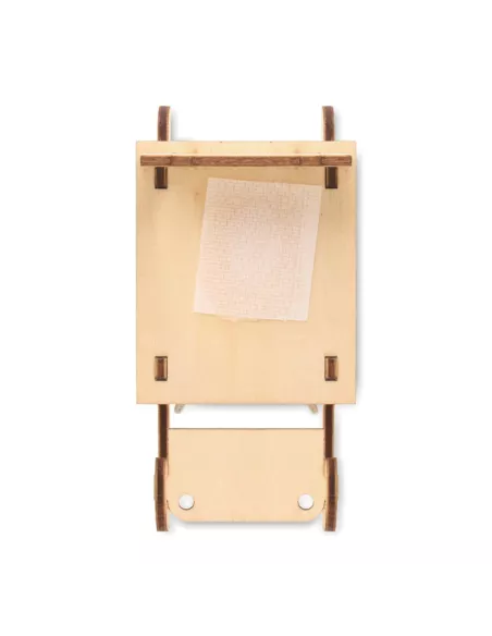 Gnomo en trineo de madera FROSTY SLEIGH