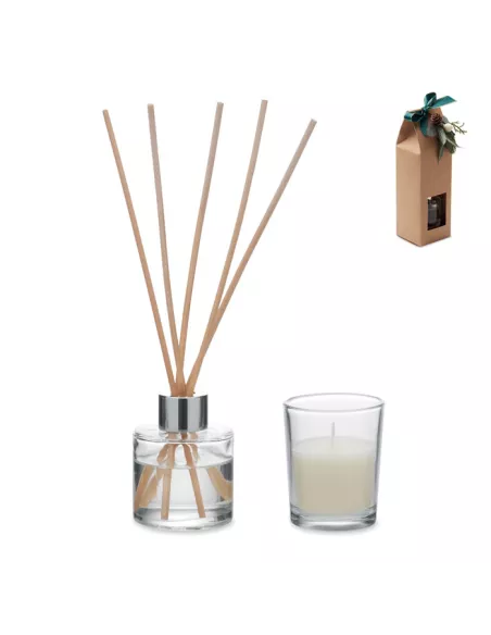 Set vela y difusor de vainilla GINGLE