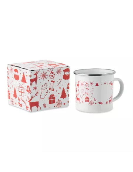 Taza esmaltada Navidad 300 ml SEASOMEL