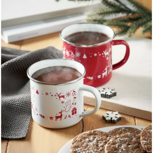 Christmas enamel mug 300ml SEASOMEL