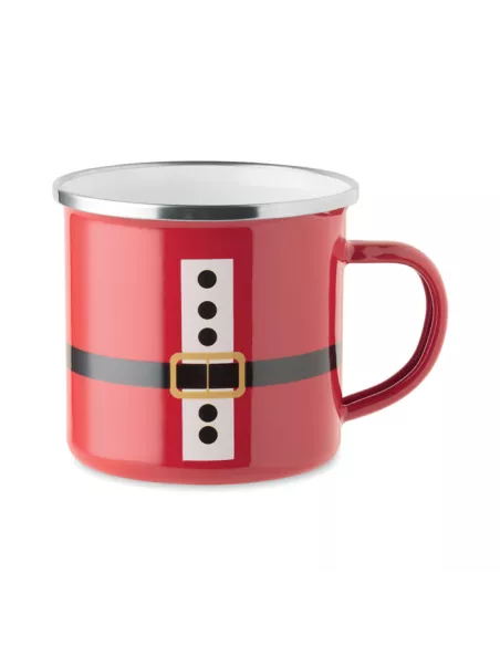 Santa enamel vintage mug 300ml SANTAMEL