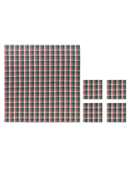 Chequer cotton tablecloth set SANTABLE