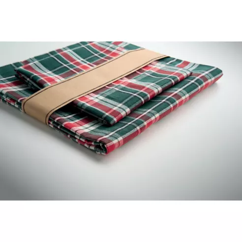 Chequer cotton tablecloth set SANTABLE