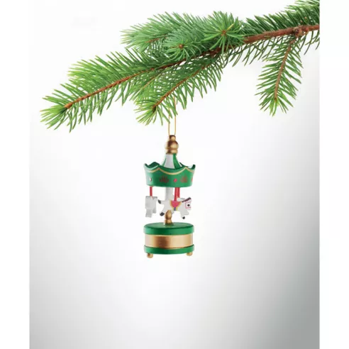 Wooden carousel ornament WHIRL