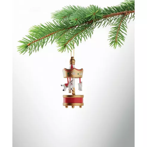 Wooden carousel ornament WHIRL