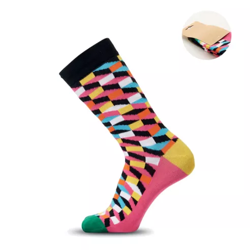 Calcetines estampados alegres FUNNY M