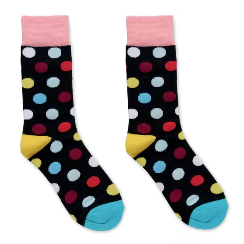 Calcetines estampados alegres FUNNY L