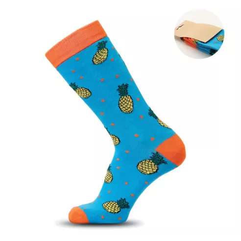 Calcetines estampados alegres FUNNY L