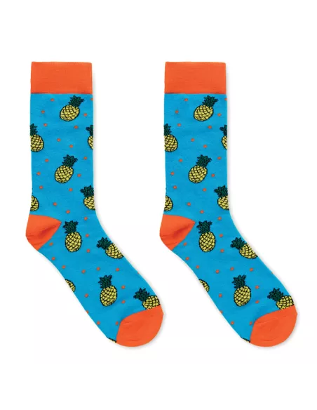 Calcetines estampados alegres FUNNY L