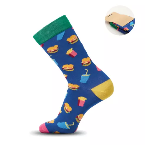 Calcetines estampados alegres FUNNY L