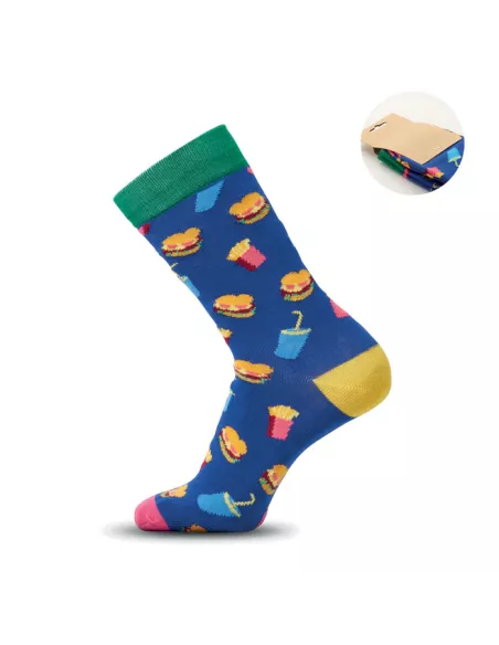 Calcetines estampados alegres FUNNY L