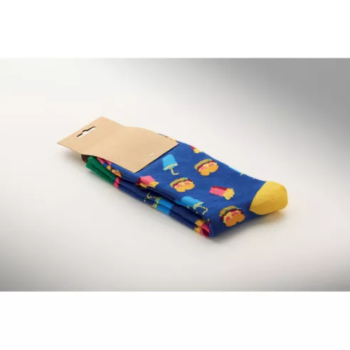 Calcetines estampados alegres FUNNY L