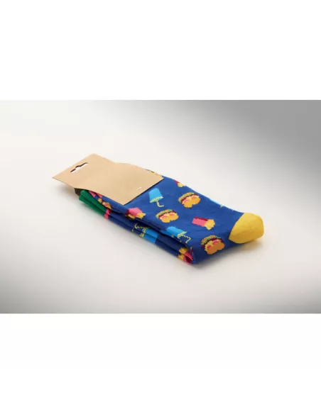 Calcetines estampados alegres FUNNY L