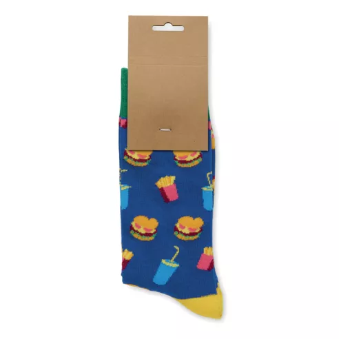 Calcetines estampados alegres FUNNY L