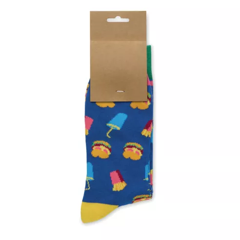 Calcetines estampados alegres FUNNY L