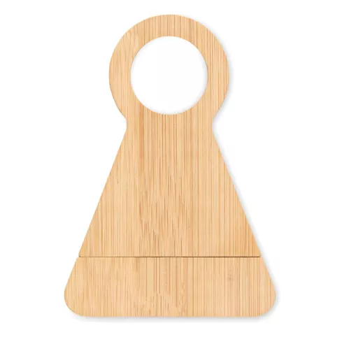 Bamboo bottle stand & opener STANDTURN