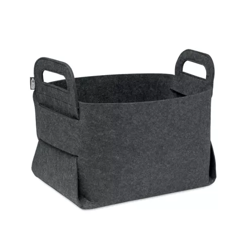 Foldable RPET felt basket FIALAN