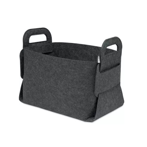 Foldable RPET felt basket FIALAN