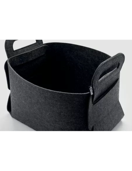 Foldable RPET felt basket FIALAN