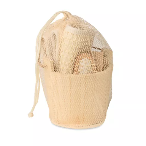 Bath gift set in wooden bucket SELFCARE