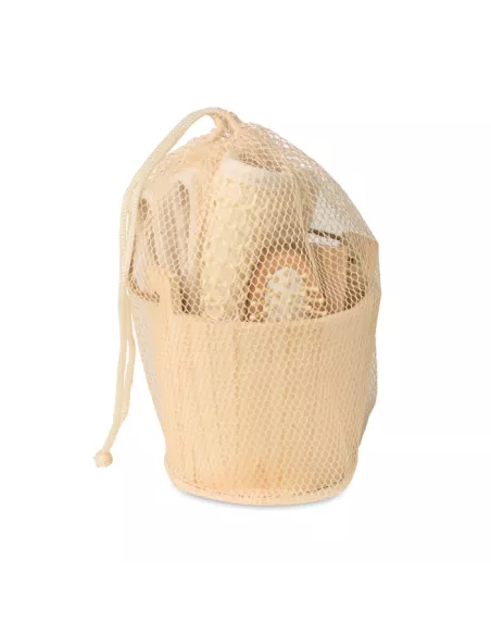Bath gift set in wooden bucket SELFCARE