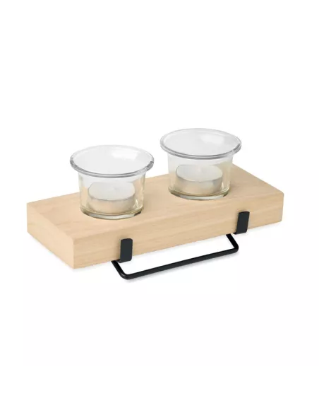 Porta velas con soporte IRONDLE