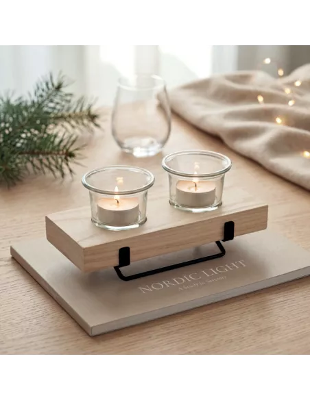 Porta velas con soporte IRONDLE
