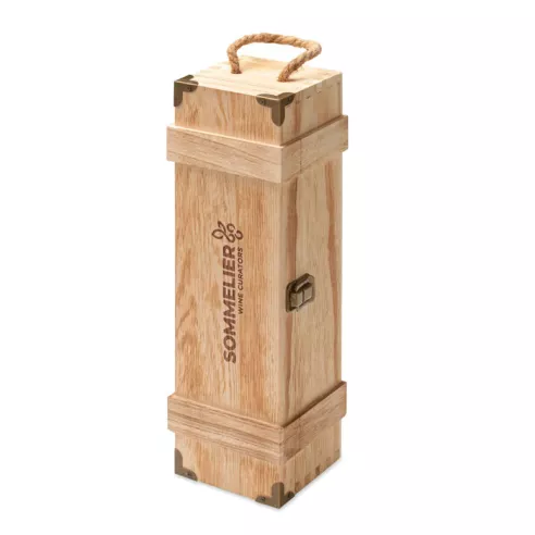 Paulownia wood wine gift box VINBOX +