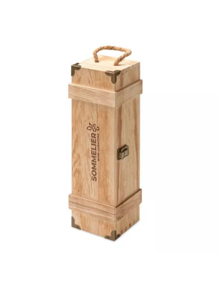 Paulownia wood wine gift box VINBOX +