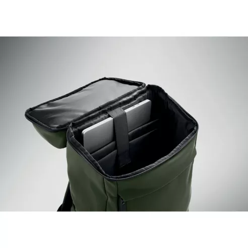 15" PU laptop backpack BOULDER
