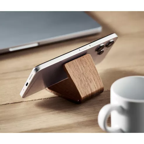 Walnut wood phone stand HOLD