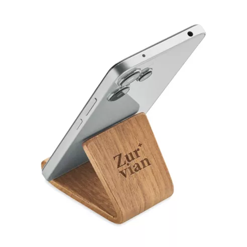 Walnut wood phone stand HOLD