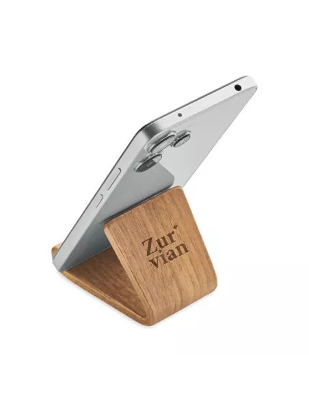 Walnut wood phone stand HOLD