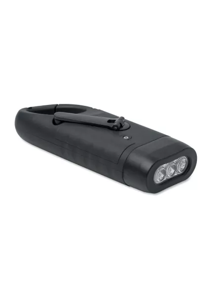 Solar torch with dynamo crank CRANCH