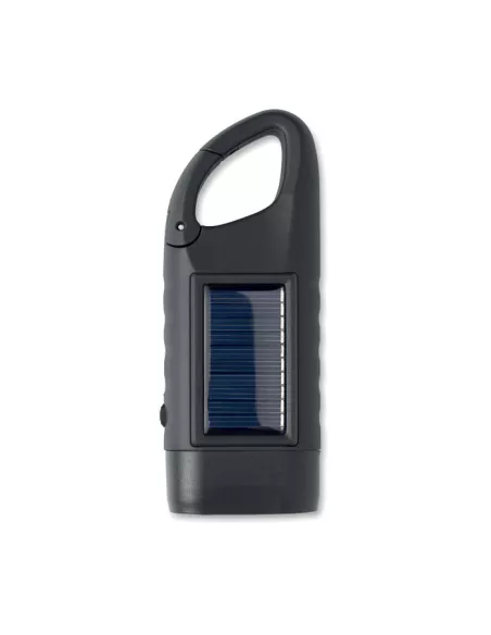 Solar torch with dynamo crank CRANCH
