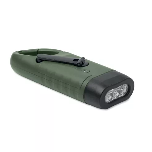 Solar torch with dynamo crank CRANCH