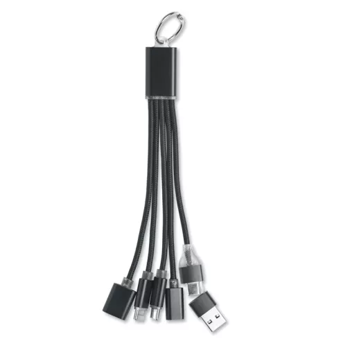Llavero cable de carga 5 en 1 HUBLUE