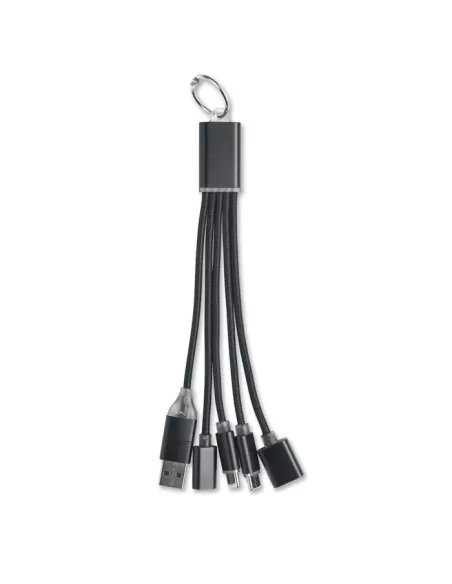 Llavero cable de carga 5 en 1 HUBLUE