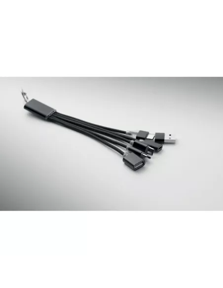 Llavero cable de carga 5 en 1 HUBLUE