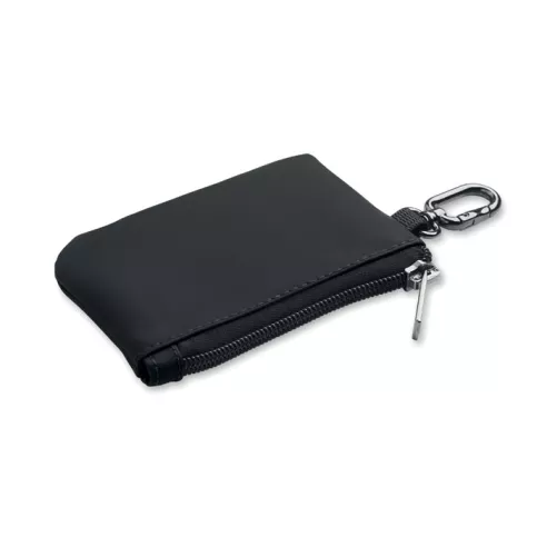 Cartera llavero PU y mosquetón GUARDO