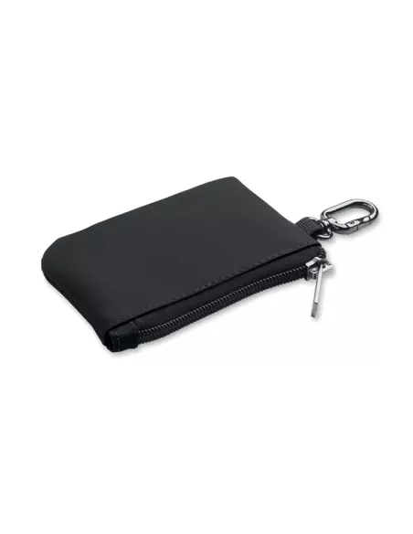 Cartera llavero PU y mosquetón GUARDO