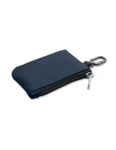 Cartera llavero PU y mosquetón GUARDO