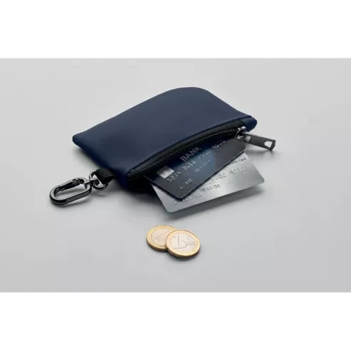 Cartera llavero PU y mosquetón GUARDO