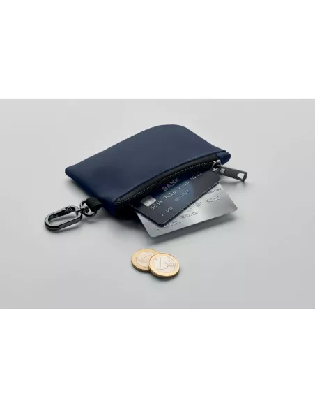 Cartera llavero PU y mosquetón GUARDO