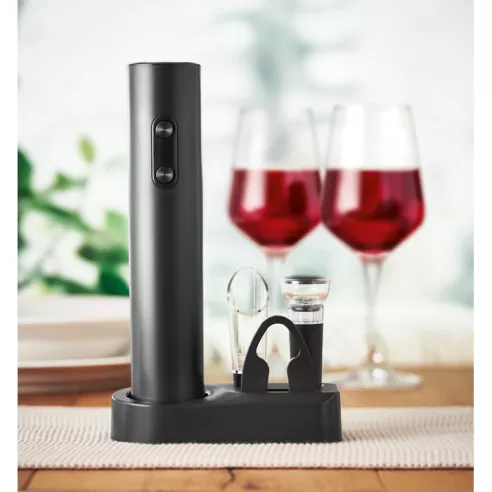 Electric wine opener set VINO SET