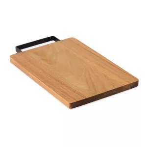 Tablero acacia con asa acero ASTA