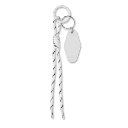 Braided rope with tag keyring KEYBRAID